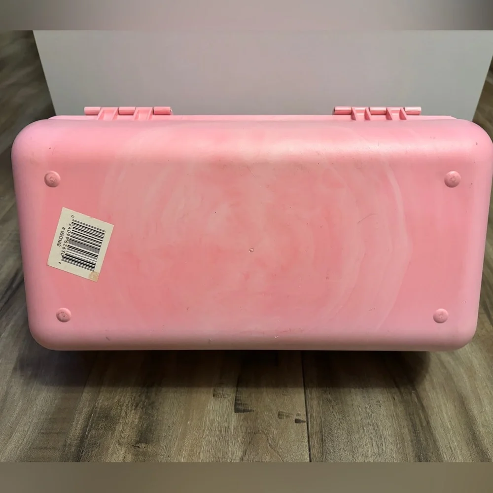 Vintage Caboodles 3 Tier Makeup Travel Case w/Vanity Mirror Pink & Purple READ - Picture 12 of 12